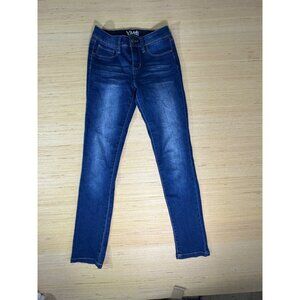 YMI girl jeans pants size 12 straight leg acid wash